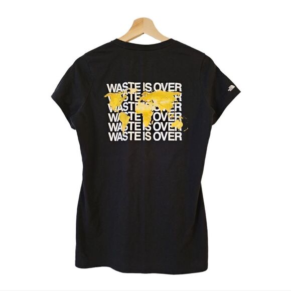 The North Face x National Geographic Waste Is Over Recycled T Shirt Womens Sz M - Picture 3 of 8